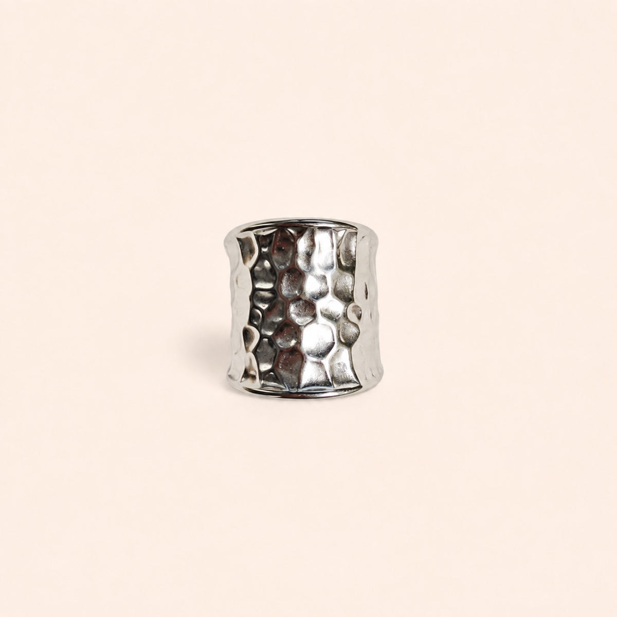 Bague large ORÉA Argent sur fond clair