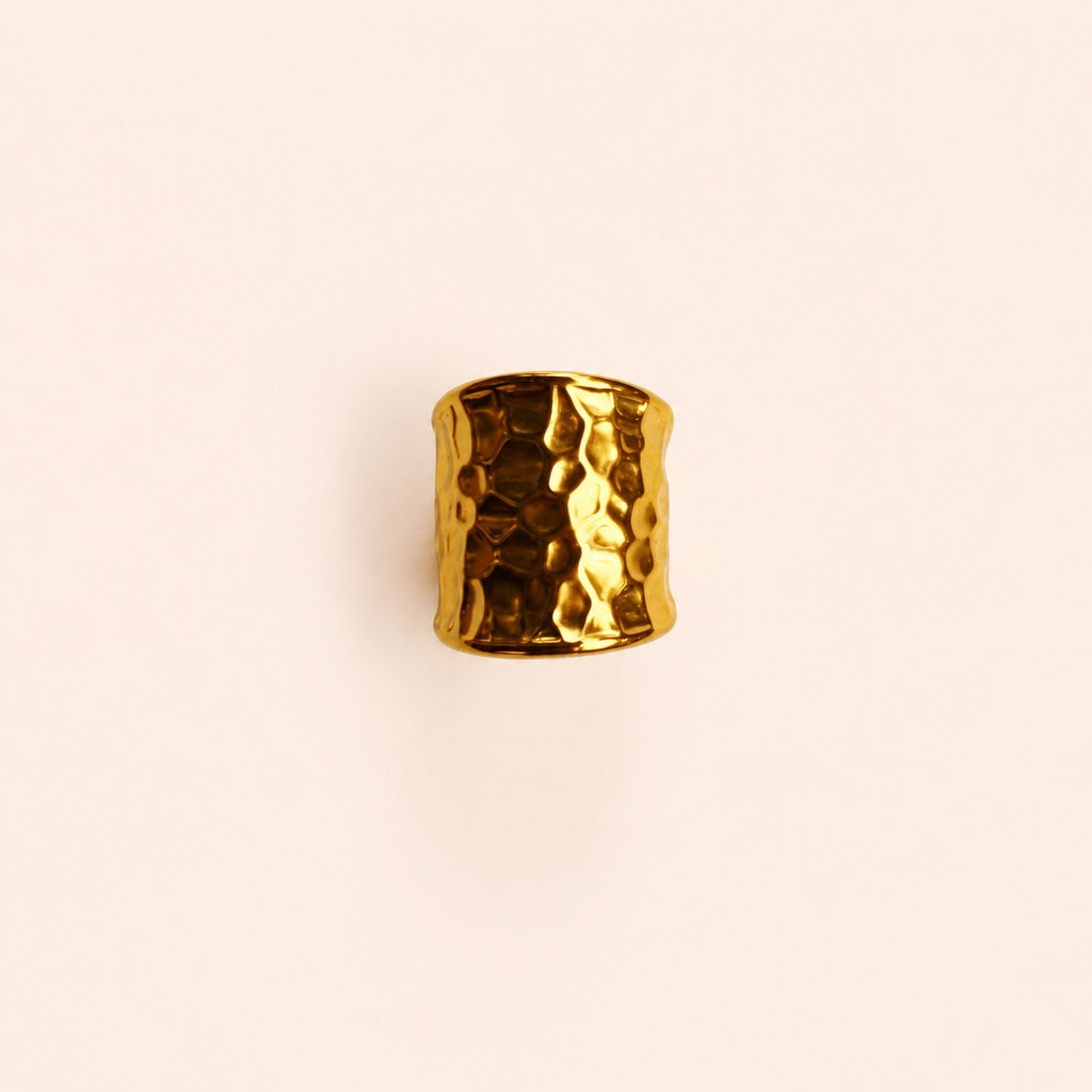 Bague large ORÉA Or sur fond clair